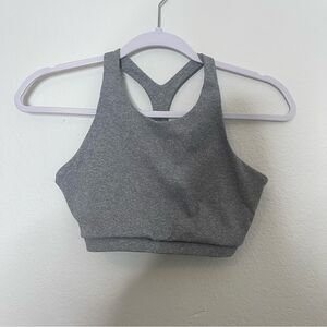 Strut This Black and White Striped Sports Bra Size Medium